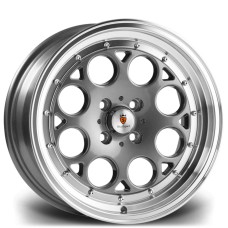 STUTTGART ST6 15x8.0 4x100 ET25 GUNMETAL POLISHED